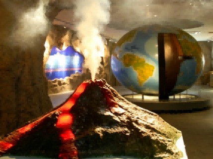火山地震模拟器（火山喷发演示）